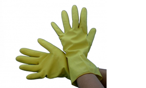 Gummi-Handschuhe