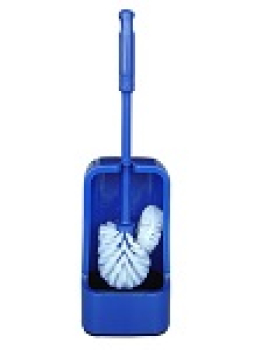 WC Garnitur mit Randreiniger blau