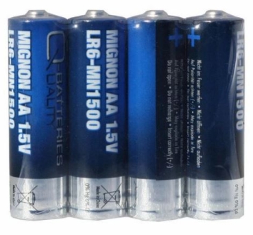 Q-Batteries Alkaline AA, Mignon LR06-SP4, 1.5 V
