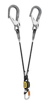 Petzl Absorbica-Y MGO, Doppeltrageschlaufe mit Karabiner