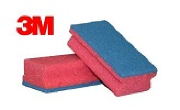 3M Pad-Schwämme rot/blau