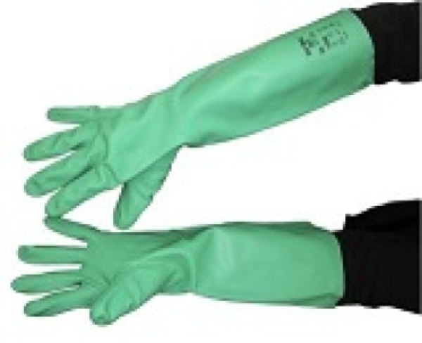 DPL-Handschuh, extra long, grün / Grösse L