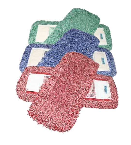 Flachmopp Farbig (Tasche) - 40cm