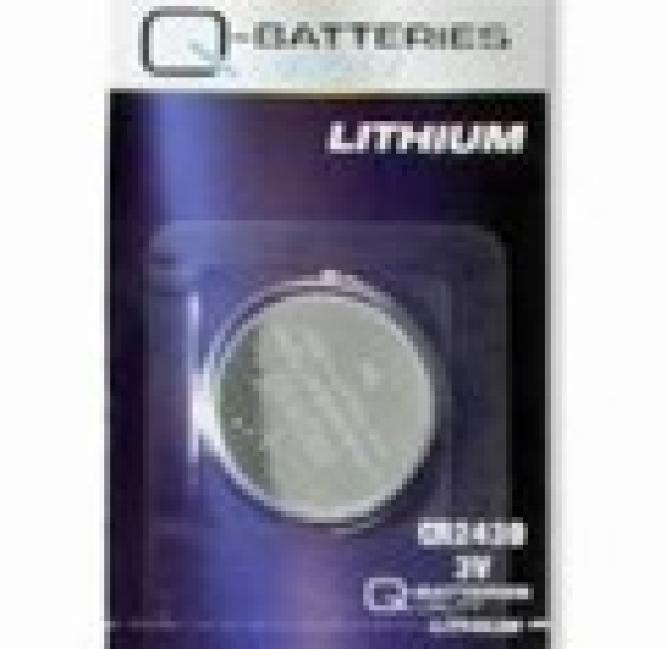 Q-Batteries Lithium - Knopf CR 2430-BP5, 3.0 V