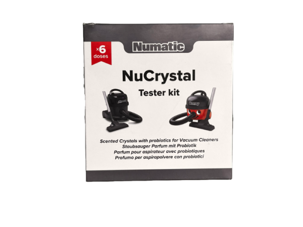 NuCrystal Tester Staubsauger Deo