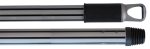 Metallstiel "2K" 135 cm - silber/schwarz