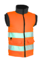 Cervo Wendegilet, orange/schwarz